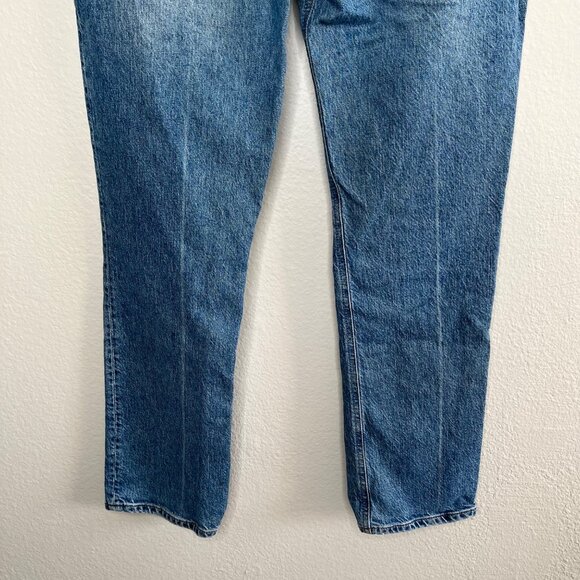 Reformation Jeans Womens Liza High Straight Button Fly Jean Size 31 - Picture 4 of 13